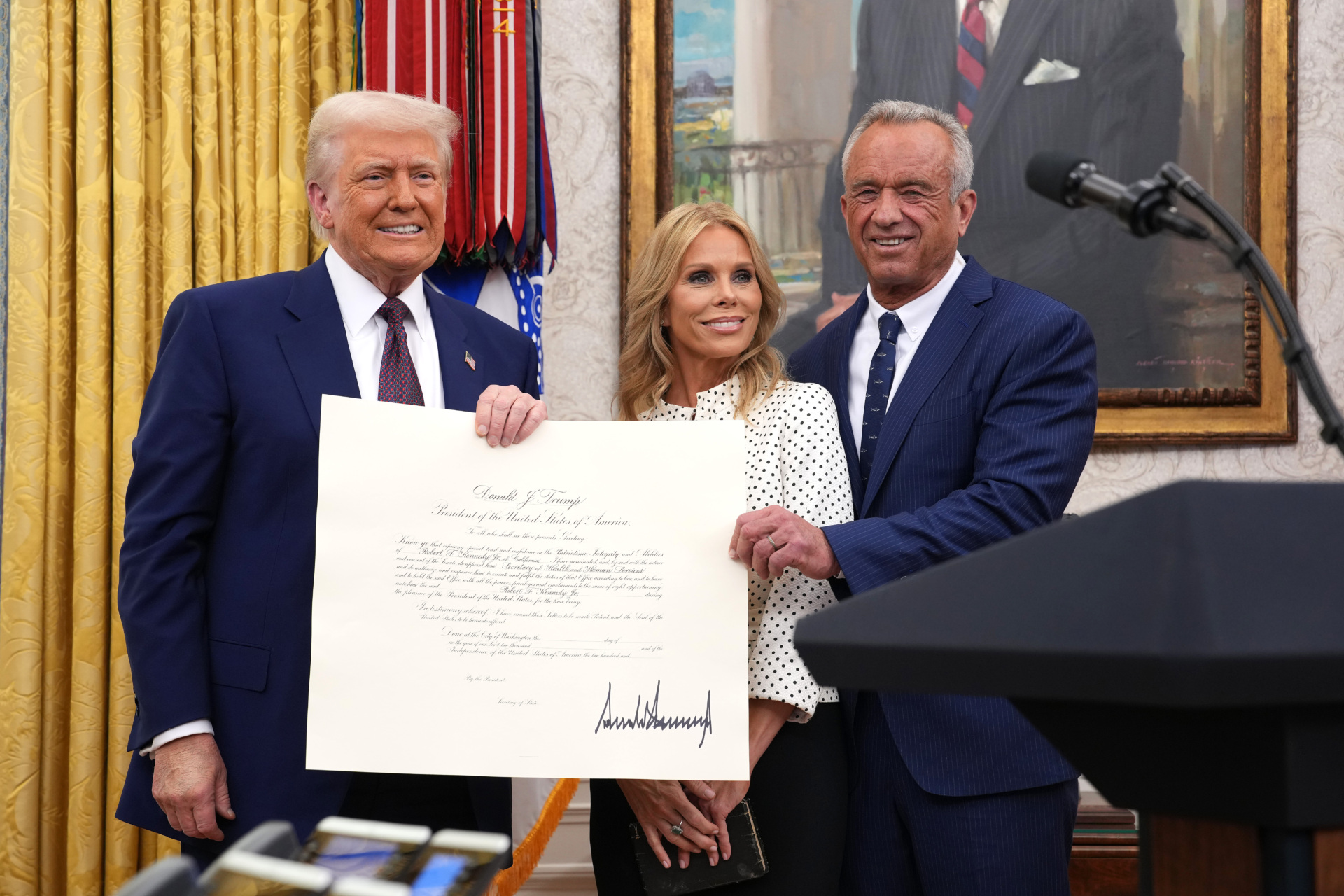 Actress Cheryl Hines Embraces 'Mrs. MAHA,' Calls Out J.F.K.'s Grandson for His Unhinged Rants