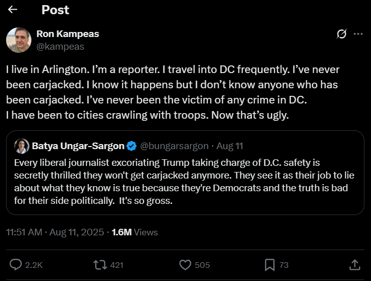 Yes, D.C. Is Just As Bad As Trump Says It Is