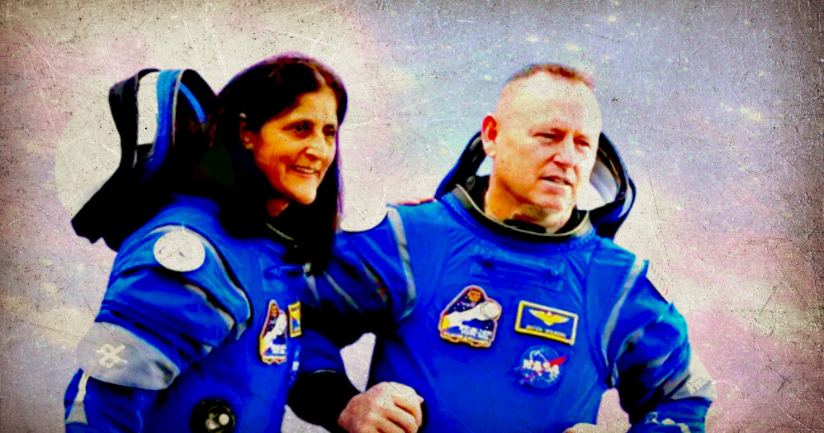 butch wilmore and suni williams stranded